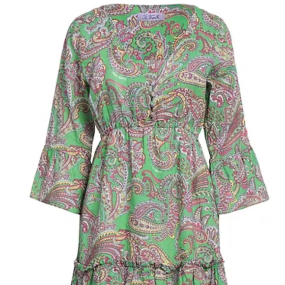 MC2 St. Barth Paisley Mini Dress - Size M - NWT - Picture 1 of 9